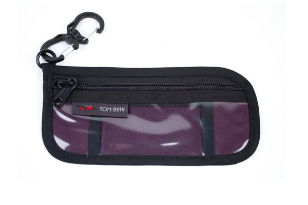 Knitting Tool Pouch Size 2 in Aubergine (dark purple) Ballistic.